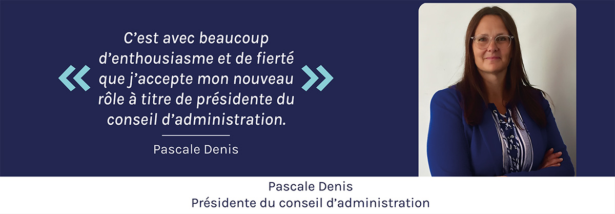 Rencontrez la nouvelle présidente du conseil d'administration de l'AQTr: Pascale Denis